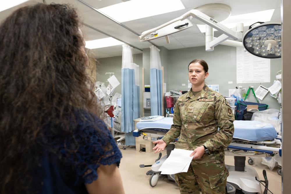Strengthening readiness together: CMSAF and Dr. Wolfe connect with Team Travis