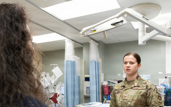 Strengthening readiness together: CMSAF and Dr. Wolfe connect with Team Travis