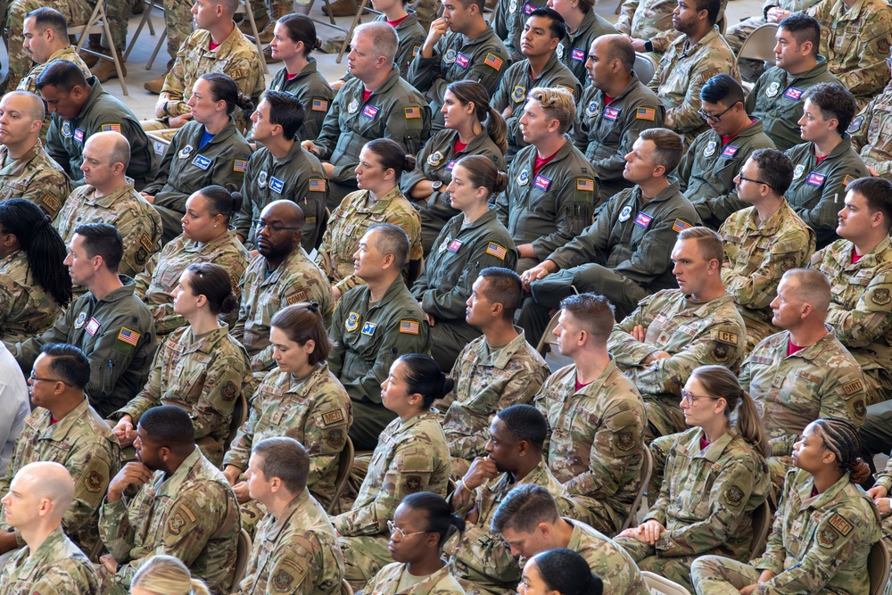 Strengthening readiness together: CMSAF and Dr. Wolfe connect with Team Travis