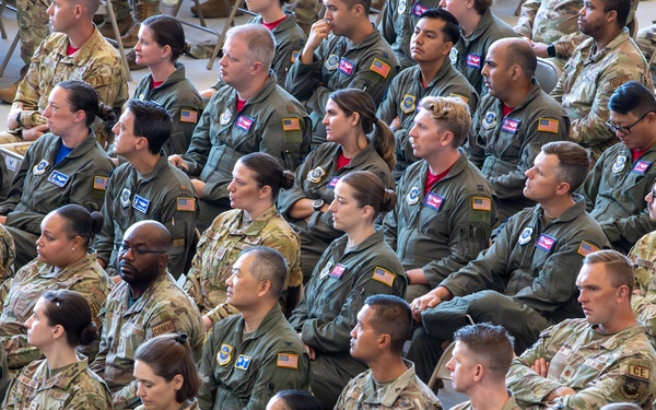 Strengthening readiness together: CMSAF and Dr. Wolfe connect with Team Travis