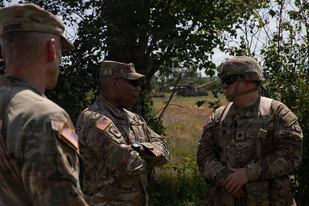 West Virginia National Guard's 1/201st Field Artillery Battalion conduct fire missions during Northern Strike 26-2
