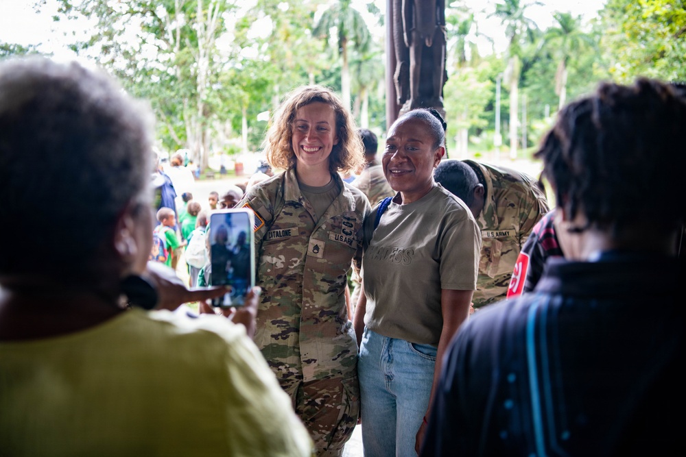 U.S. Army band plays for Papua New Guinea during Exercise Tamiok Strike 2026