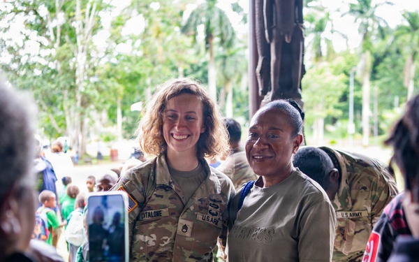 U.S. Army band plays for Papua New Guinea during Exercise Tamiok Strike 2026