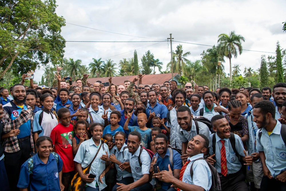 U.S. Army band plays for Papua New Guinea during Exercise Tamiok Strike 2026