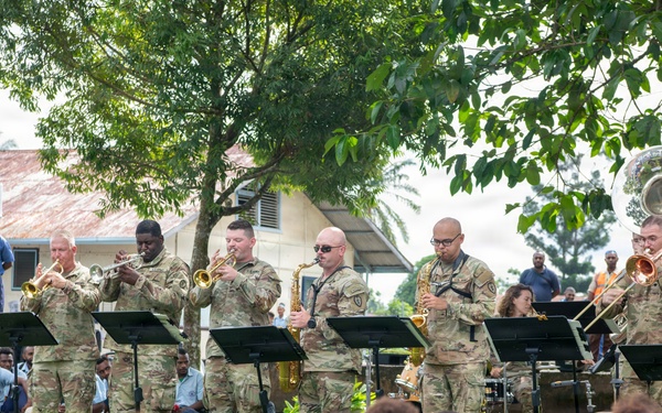U.S. Army band plays for Papua New Guinea during Exercise Tamiok Strike 2026