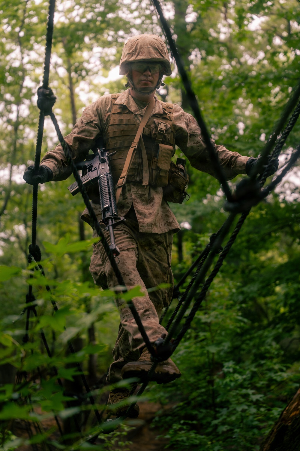 U.S. Marine Corps Officer Candidates Complete the Combat Course