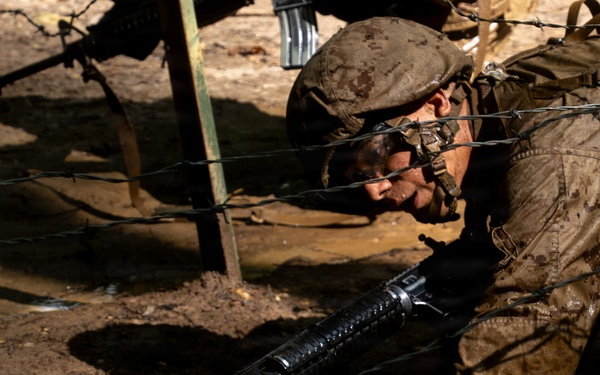 U.S. Marine Corps Officer Candidates Complete the Combat Course
