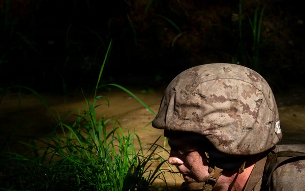 U.S. Marine Corps Officer Candidates Complete the Combat Course