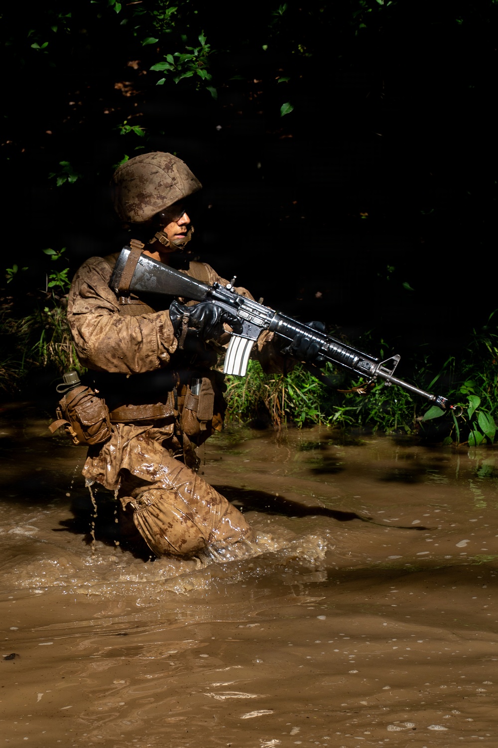 U.S. Marine Corps Officer Candidates Complete the Combat Course