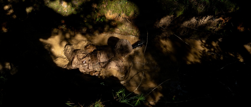 U.S. Marine Corps Officer Candidates Complete the Combat Course