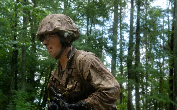 U.S. Marine Corps Officer Candidates Complete the Combat Course