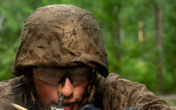 U.S. Marine Corps Officer Candidates Complete the Combat Course