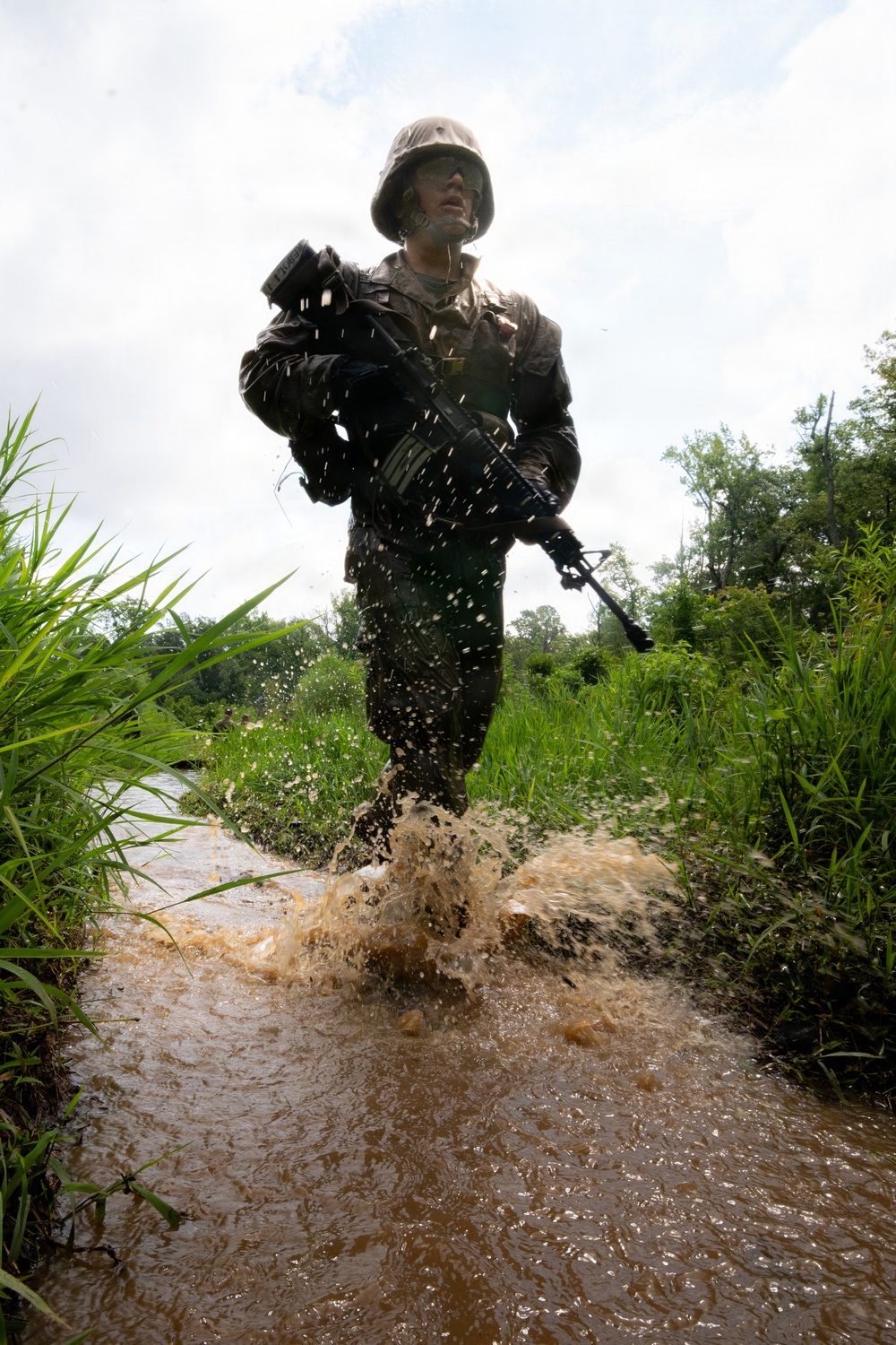 U.S. Marine Corps Officer Candidates Complete the Combat Course