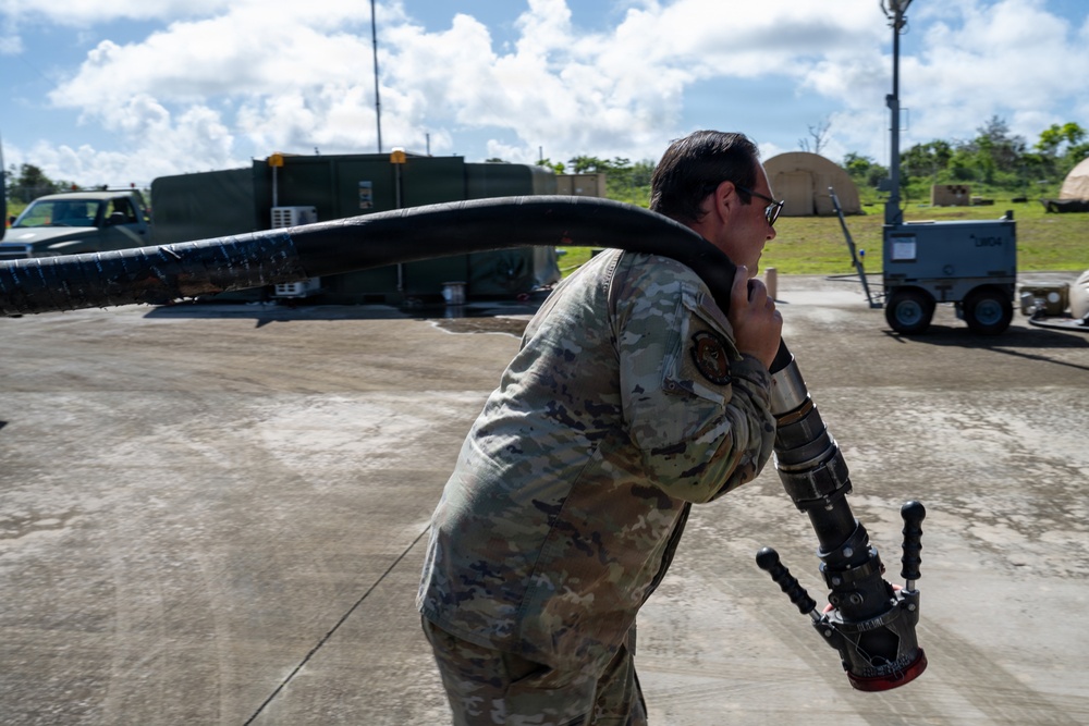 21st AEW, EOU demonstrate expeditionary MQ-28 operations during Valiant Shield 2026