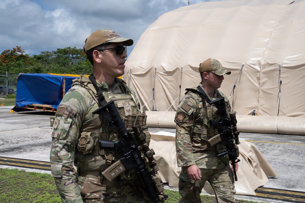 21st AEW, EOU demonstrate expeditionary MQ-28 operations during Valiant Shield 2026