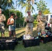 U.S. Army Soldiers donate toys, musical instruments, and literature material to the youth of a local village during Tamiok Strike 26