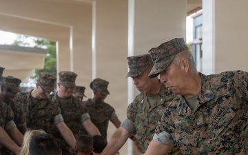 U.S. Marines Welcome Students Back to School at MCBH