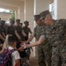 U.S. Marines Welcome Students Back to School at MCBH