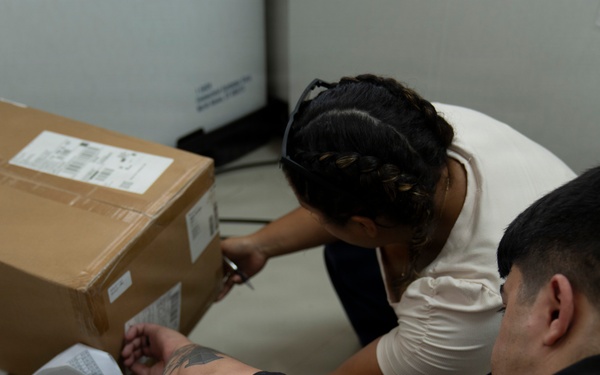 Amistad 2026: Advance team inventories medical equipment