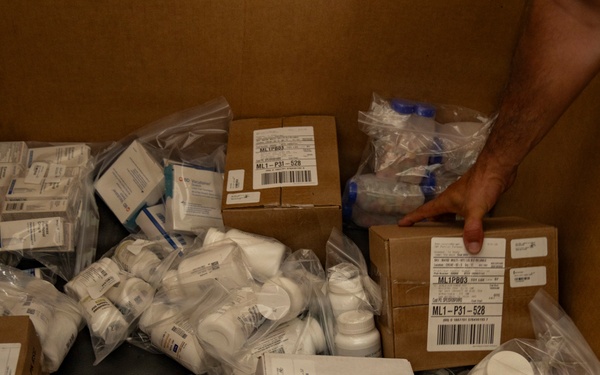 Amistad 2026: Advance team inventories medical equipment