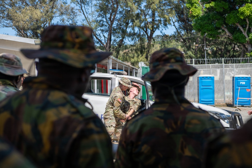 32nd Military Police Company Strengthens Relationship with Papua New Guinea Defence Force During Tamiok Strike 2026
