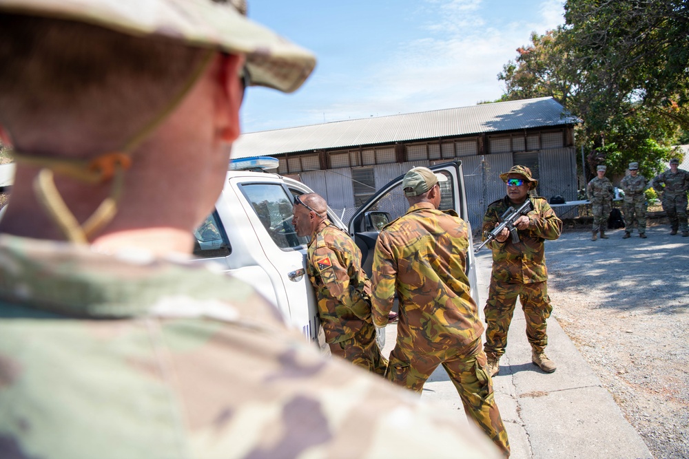 32nd Military Police Company Strengthens Relationship with Papua New Guinea Defence Force During Tamiok Strike 2026