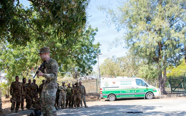 32nd Military Police Company Strengthens Relationship with Papua New Guinea Defence Force During Tamiok Strike 2026