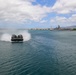 USS Essex conducts in port well deck operations