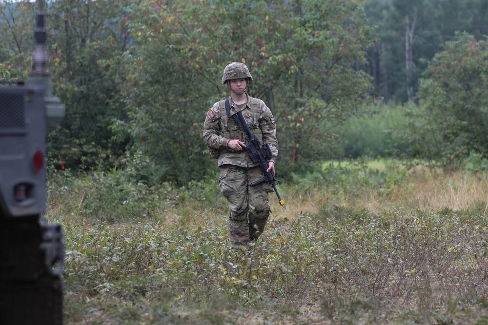 The West Virginia National Guard's 1/201st Field Artillery Battalion conduct fire missions during Northern Strike 26-2