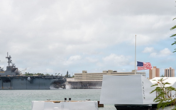 USS Essex (LHD 2) Conducts Well Deck Ops Inport