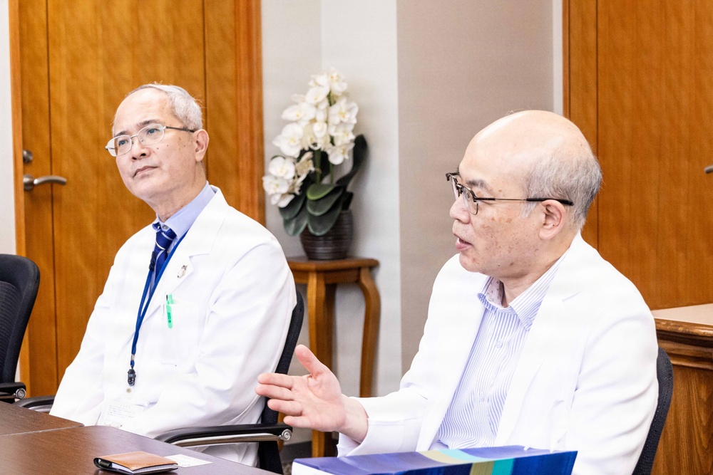 Capt. Gilliard Meets With Host Nation Doctors During Courtesy Visit