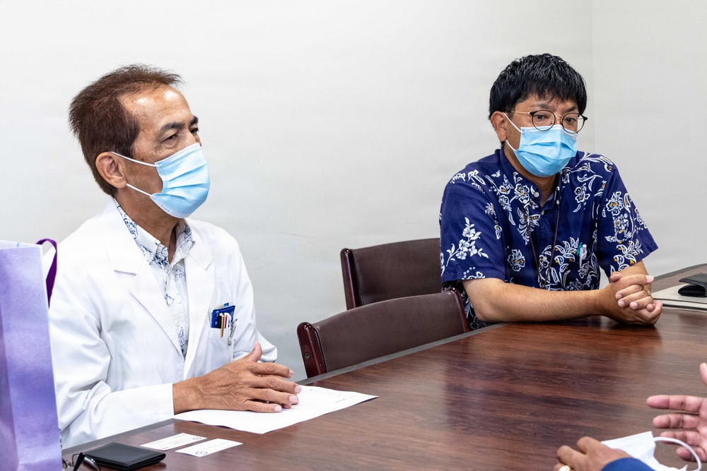 Capt. Gilliard Meets With Host Nation Doctors During Courtesy Visit
