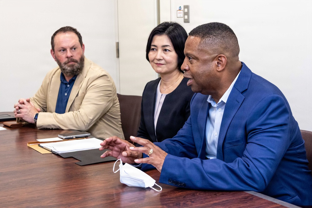 Capt. Gilliard Meets With Host Nation Doctors During Courtesy Visit