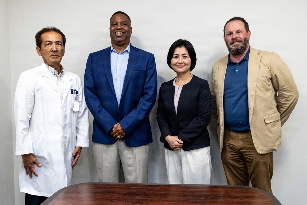 Capt. Gilliard Meets With Host Nation Doctors During Courtesy Visit