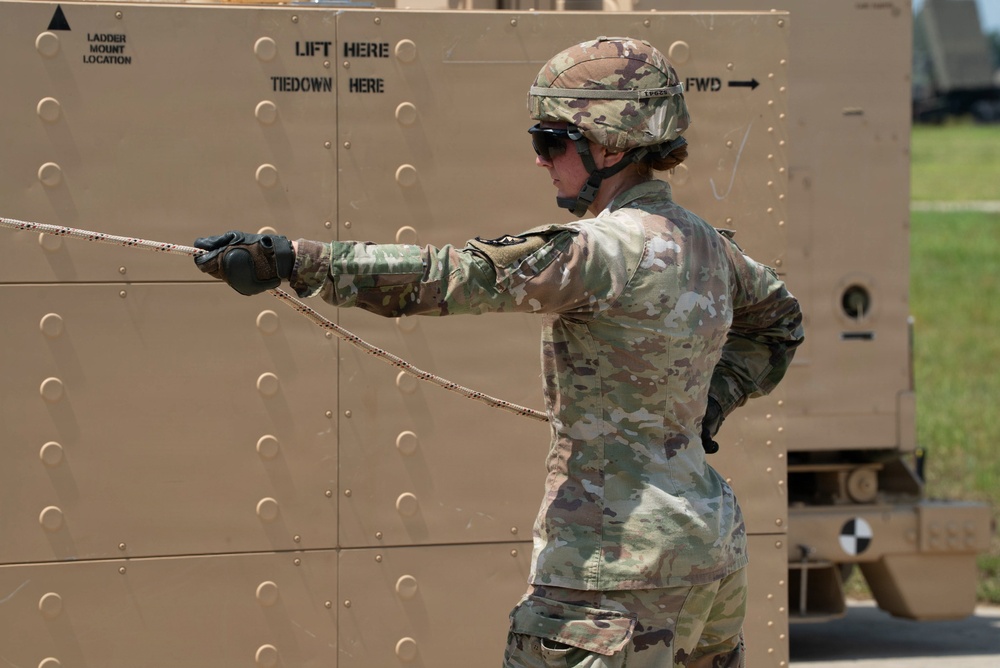 Delta Battery, 6th Battalion, 52nd Air Defense Artillery Regiment Conducts IFPC Equipment Movement Training
