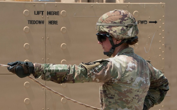 Delta Battery, 6th Battalion, 52nd Air Defense Artillery Regiment Conducts IFPC Equipment Movement Training