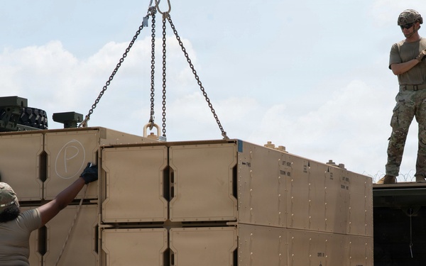 Delta Battery, 6th Battalion, 52nd Air Defense Artillery Regiment Conducts IFPC Equipment Movement Training