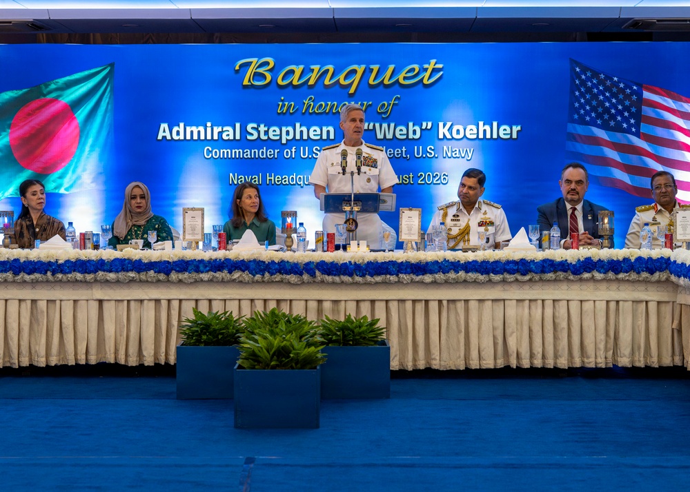 Commander, U.S. Pacific Fleet, Delivers Remarks at Reception Hosted by Bangladesh Navy in Dhaka