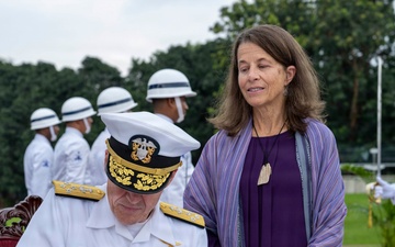 Commander, U.S. Pacific Fleet, Lay Wreath at the Skikha Anirban in Dhaka