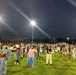 Bon Odori festival participants dancing