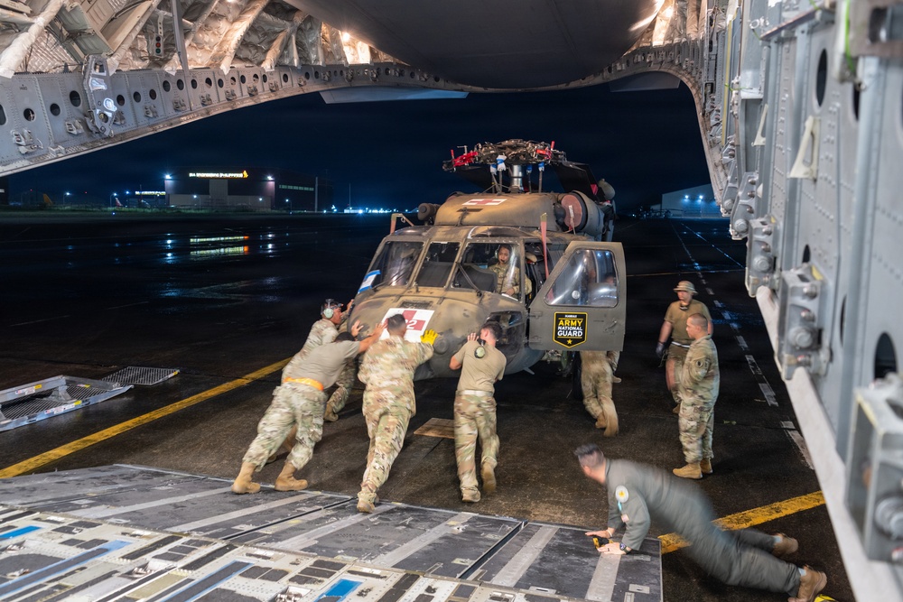 Arrival at Clark Air Base
