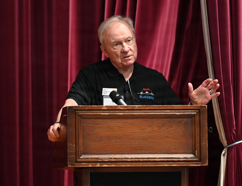 Supersonic stories: SR-71 Blackbird veterans visit RAF Mildenhall