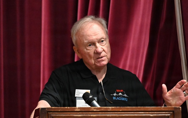 Supersonic stories: SR-71 Blackbird veterans visit RAF Mildenhall