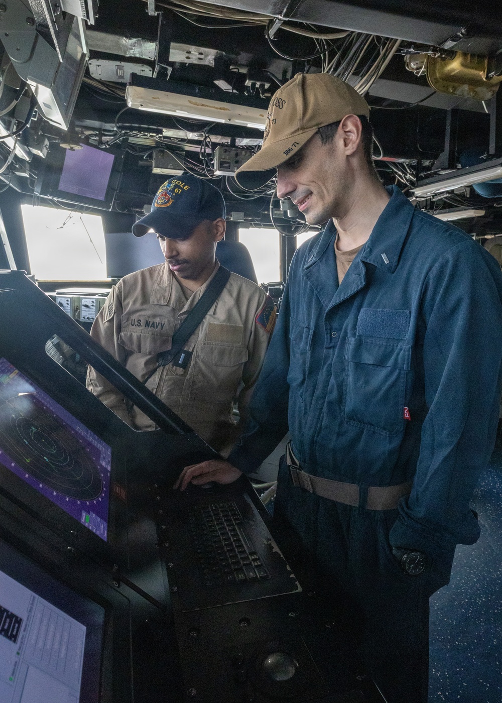 Bridge Operations Aboard USS Ross
