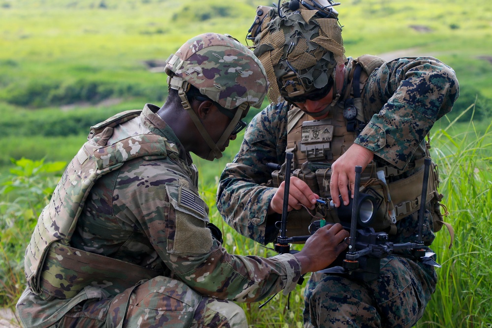 2ID/RUCD, Marines, strengthen lethality during FPV drone training