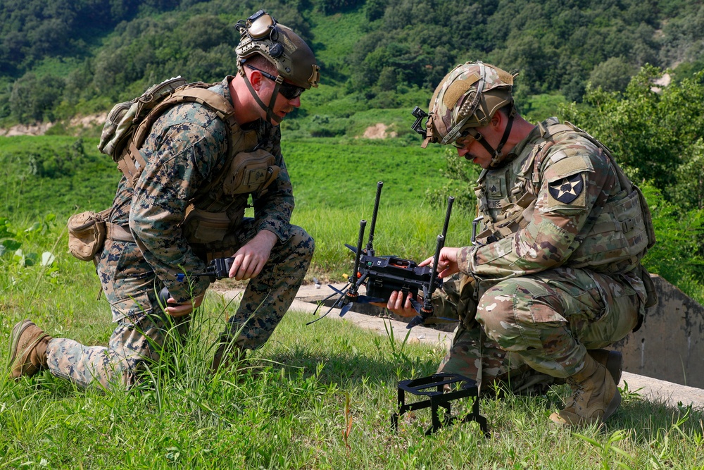 2ID/RUCD, Marines, strengthen lethality during FPV drone training