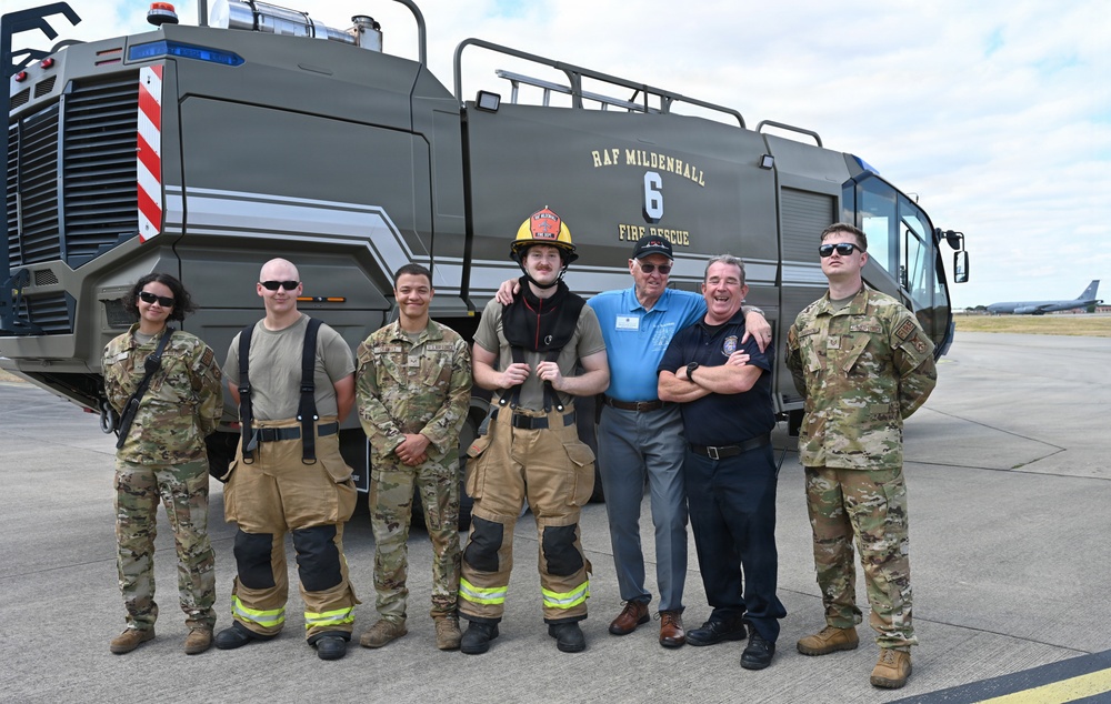 Supersonic stories: SR-71 Blackbird veterans visit RAF Mildenhall