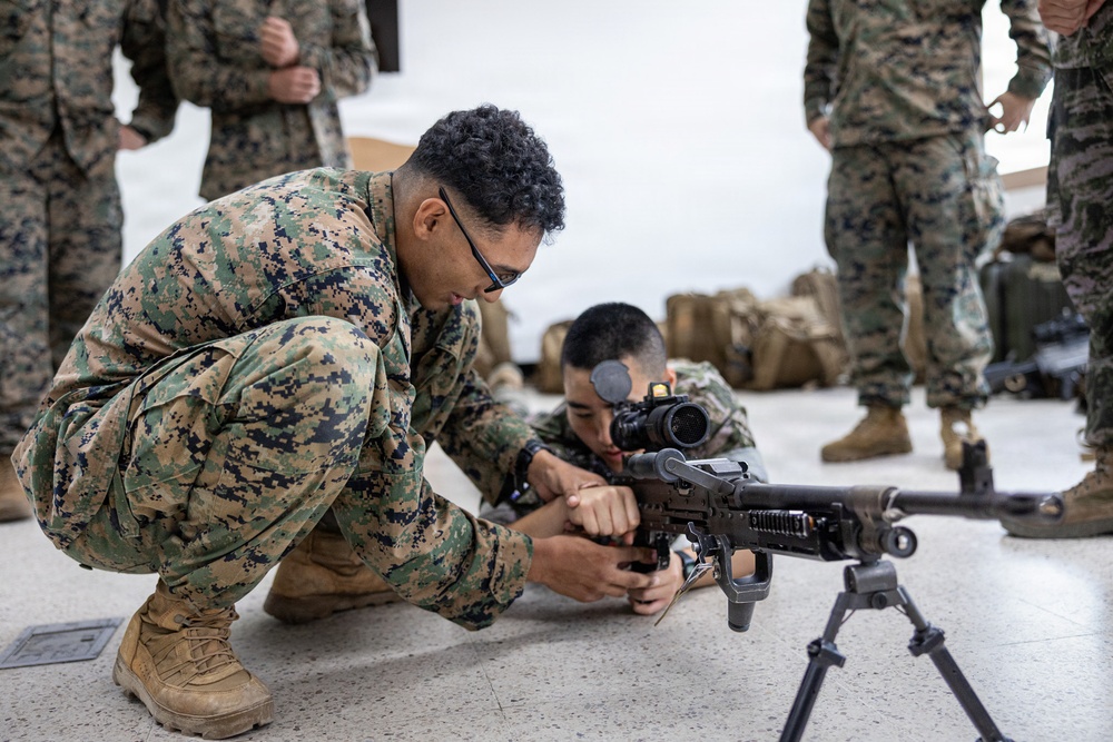 KMEP 26.2| U.S. Marines Conduct Static Weapons Showcase