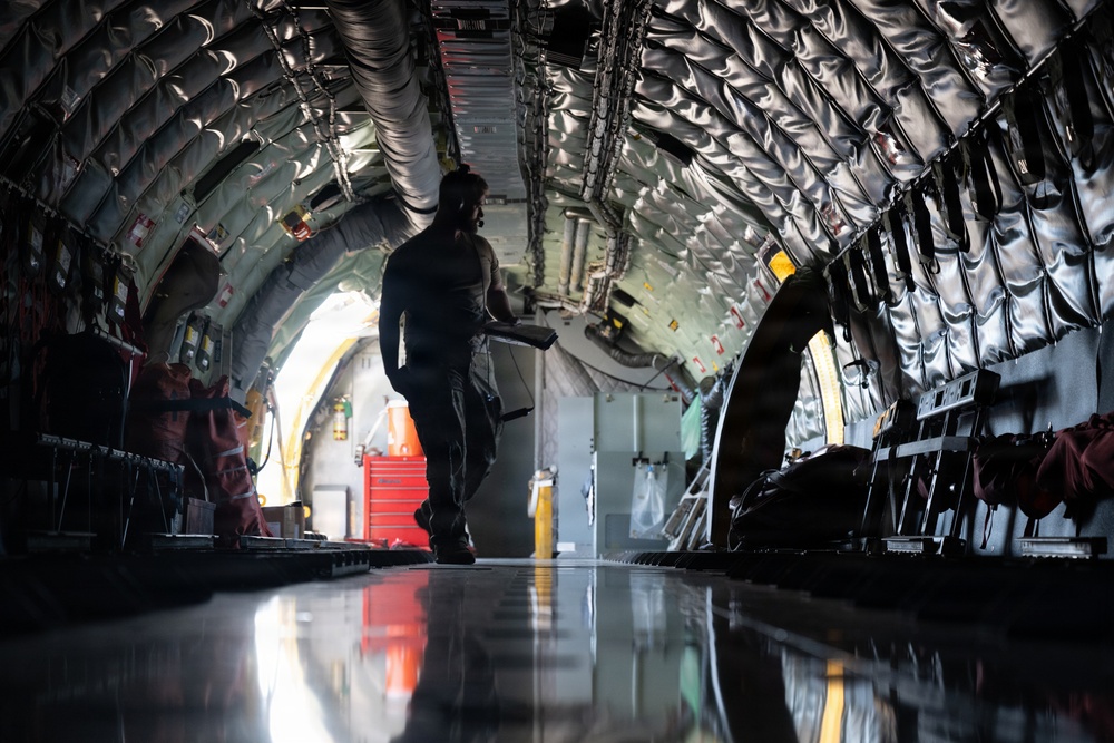 KC-135 refuels F-35s in support of regional security