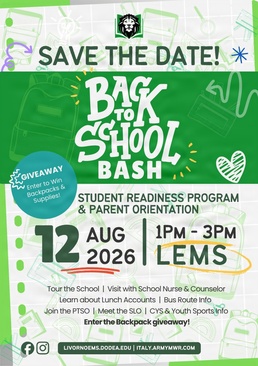 LEMS to Host Back-to-School Bash Aug. 12